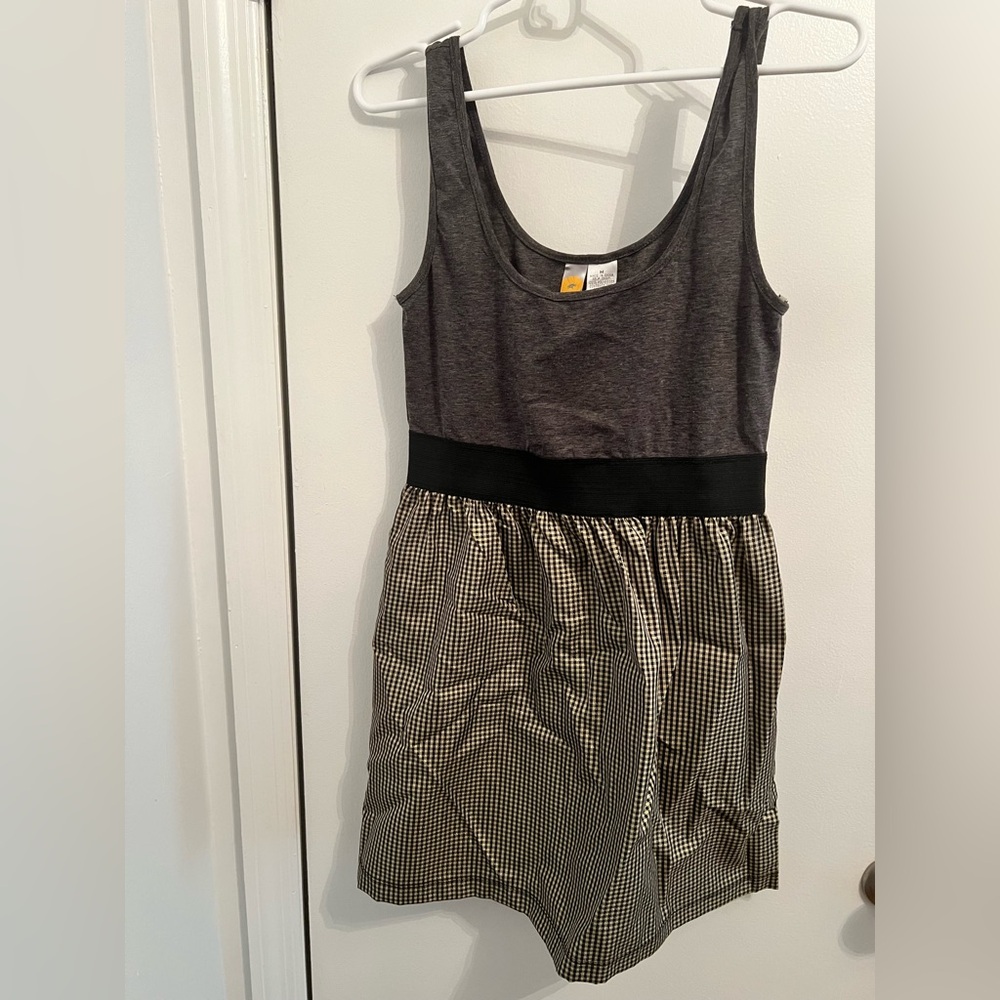 Mimi Chica Charcoal Sleeveless Dress